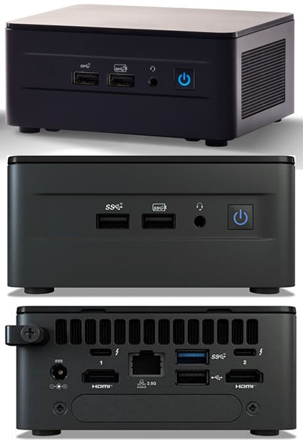 Intel NUC12WSHi7 (Intel Core i7-1260P 4,70GHz,  2x HDMI, 2x Thunderbolt 4, 2.5" HDD/SSD support)